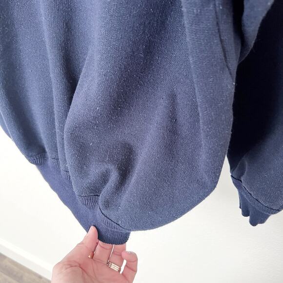 [Vintage] Navy Capri Beach Club Graphic Print Oversized Sweatshirt Size Medium M - Picture 11 of 12